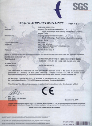 CE Certificate