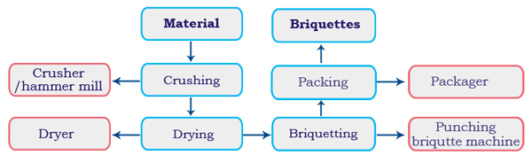 Briquetting Plant for Bio-Coal Proces