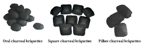charcoal machine making charcoal  briquettes 