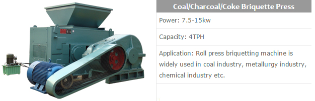 coal briquetting process machine