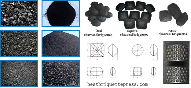 materials coal briquetting process