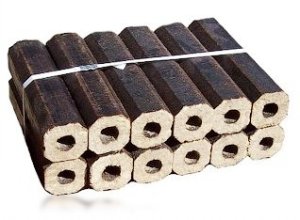 sawdust briquettes