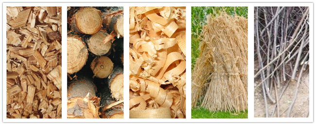 waste wood and straw